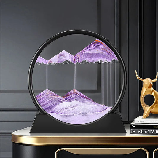 3D Moving Sand Art Hourglass Deep Sea Sandscape - Premium  from Shoponeer - Just $29.99! Shop now at Shoponeer