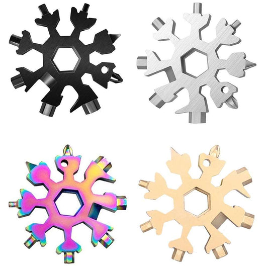 18-in-1 Stainless Steel Snowflakes Multi-tool - Premium  from Shoponeer - Just $10.99! Shop now at Shoponeer