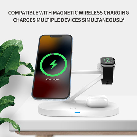 5-in-1 QI Fast Wireless Charging Station - Premium  from Shoponeer - Just $59.78! Shop now at Shoponeer